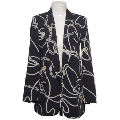 Zara, Blazer, Größe: S, Schwarz/Mehrfarbig, Elasthan/Polyester, Print #tTk