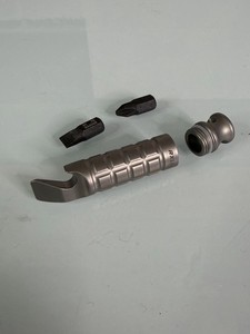 Titanium Keychain Pill Holder Pry Bar, Waterproof Emergency Pill Fob Organize...