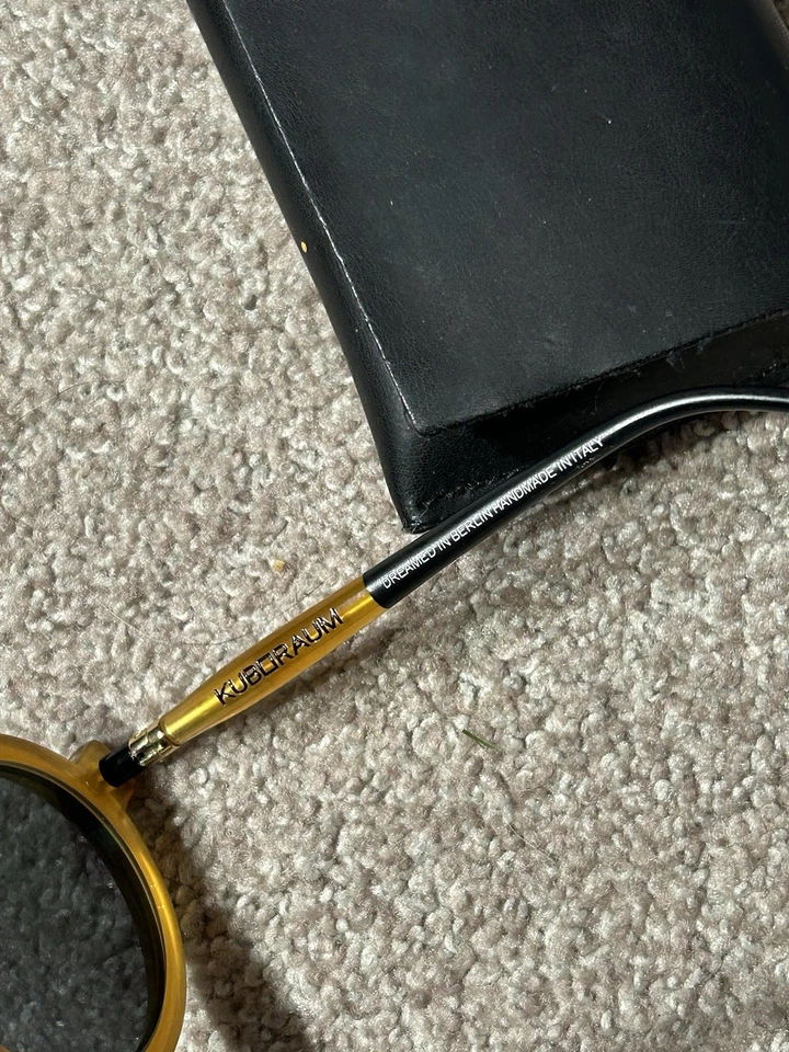 Gafas de sol Kuboraum Mask P2 ámbar hechas a mano en Italia - soñadas en Berlín Foto 4 de 4