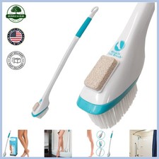 Miracle Foot Brush 30-Inch with Pumice Stone, Ideal for Seniors and Diabetics