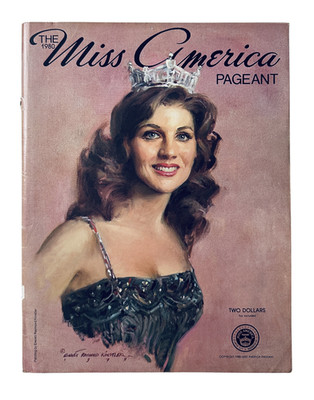 The 1980 Miss America Pageant Magazine Program Cheryl Prewitt Cover