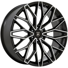 Asanti Ab050 Mogul 6 22x9.5 6x5.5 25mm Blackmachined Wheel Rim 22 Inch