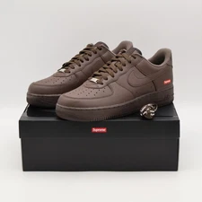 CU9225-200 Supreme Nike Air Force 1 Low Baroque Brown Chocolate Coffee (Men's)