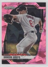 2025 Panini Prizm Pink Ice Prizm Bronson Arroyo #31 1q1n