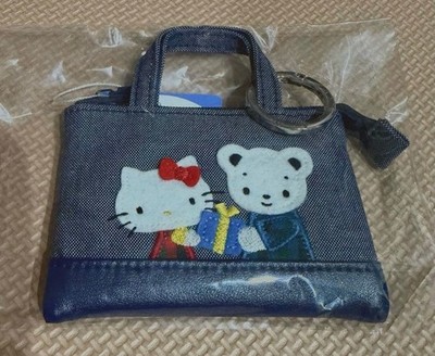 Hello Kitty x familiar Mini Denim Bag Collaboration Neu ungeöffnet 8x11cm