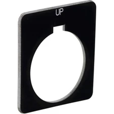 2pc SQUARE D 9001KN211BP Pushbutton/Selector Switch, Legend Plate BLACK,UP,