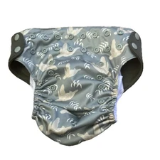 Double Happiness Designed In Hawaii *Turtle* Greens Reusable Diaper Underwear
