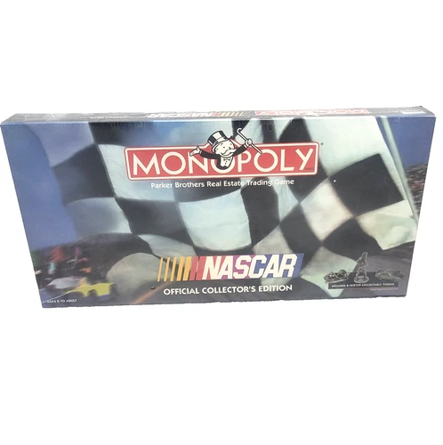 NIB Sealed Vtg MONOPOLY NASCAR Collector's Edition 1997 Parker Bros Board Game