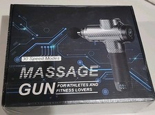 New 30 Speed Cordless Massage Gun 10 Attachments