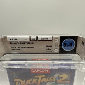 Nintendo NES Disney's Ducktales 2 Capcom WATA Graded 9.0 A+ Seal