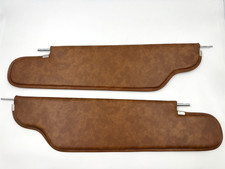 Saddle Brown Tan Sunvisor Set For Chevrolet Impala Ss Convertible 1961-1962 Saddle Brown Tan Sunvisor Set For Chevrolet Impala Ss Convertible 1961-1962
