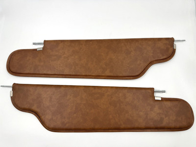 Saddle Brown TAN Sunvisor Set for Chevrolet Impala SS Convertible 1961-1962