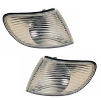 Frontblinker Set FüR Audi A6 C4 1994 - 1997 Weiß Blinker Silber Vorne Limo