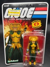 Super7 Reaction  G.I. Joe Python Patrol Serpentor Cobra Emperor Action Figure