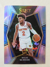 2021-22 Panini Select NBA Miles McBride RC #157 Silver Prizm. New York Knicks