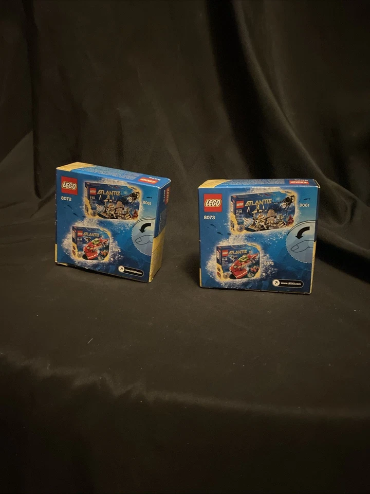 LEGO Atlantis: Sea Jet (8072) y Manta Warrior (8073) sellado de fábrica nuevo Foto 2 de 4