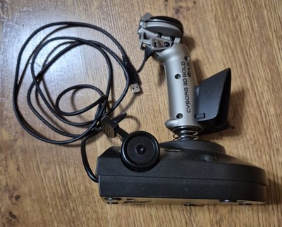 Saitek Cyborg 3D Gold USB PC & MAC Video Game Controller Joystick Tested