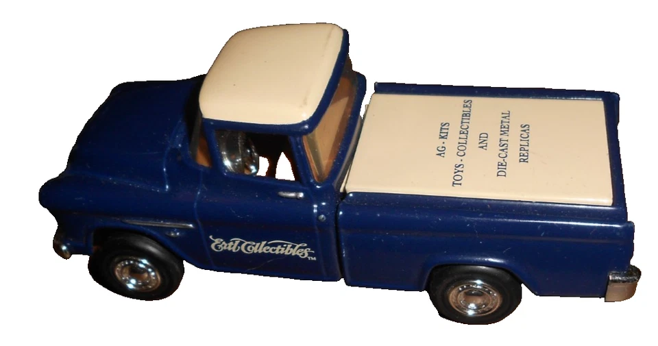 1/16 ERTL 1995 蓝色福特 F150 皮卡农场玩具卡车压铸金属收藏品 — 第 2/4 张图片