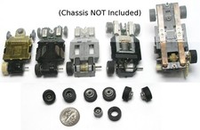 12 pc Rear WHEEL  TIRE TUNE UP TYCO PRO HP2 HP7 US1 TCR  Slot Car PARTS Unused