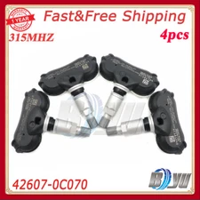 4PCS 42607-0C070 NEW TPMS TIRE PRESSURE MONITOR SENSOR For TOYOTA SIENNA TUNDRA