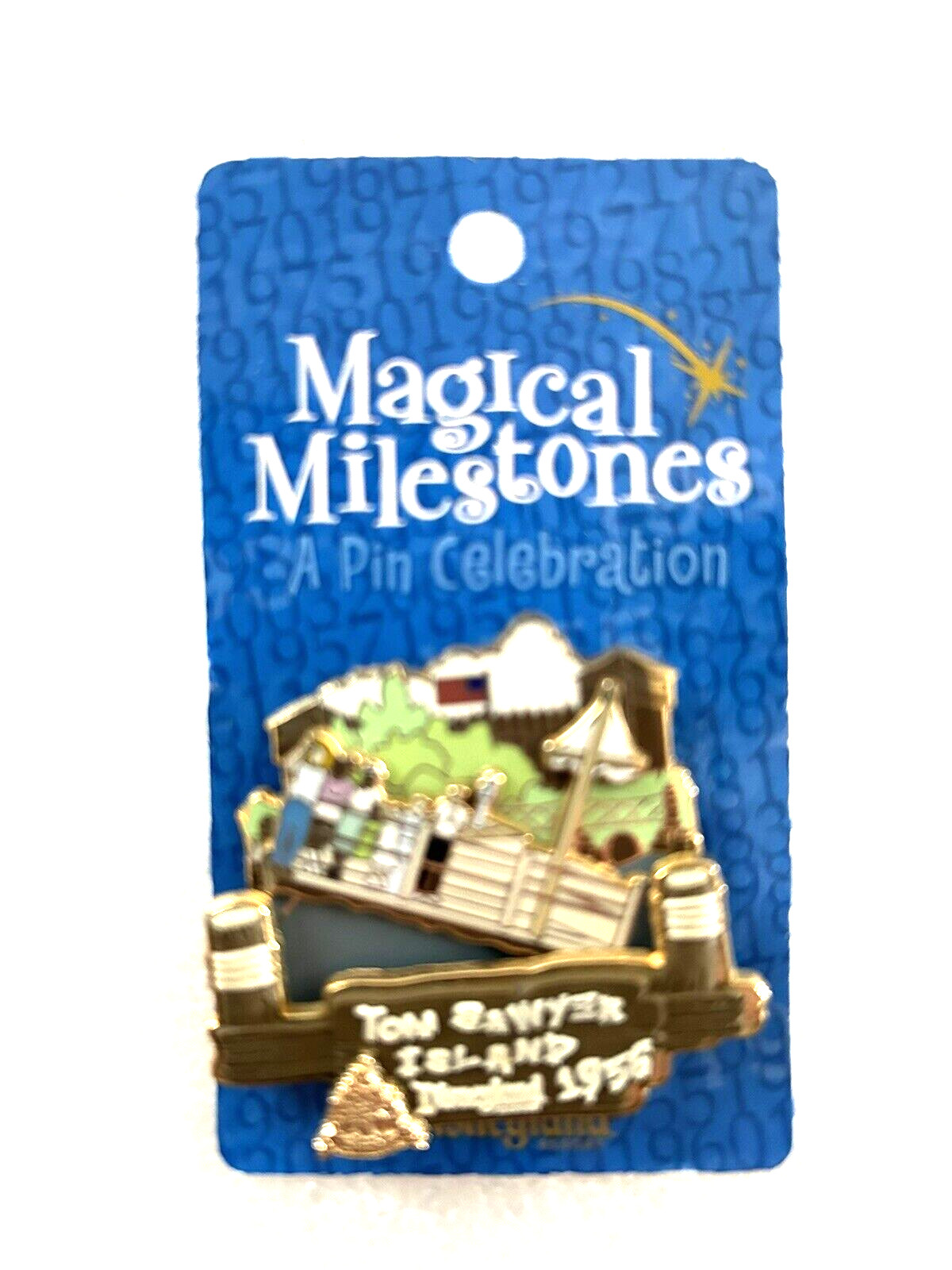 Disney pin PP39233     DLR - Magical Milestones - 1956 - Tom Sawyer Island Opens