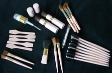 Lot Of 25 NEW Mary Kay Eye Brushes, Blending, Brow, Eye Spatulas and pumps  NOS