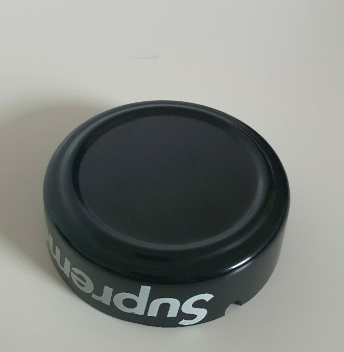 SS08 Supreme black plastic ashtray vintage from 2008 Very