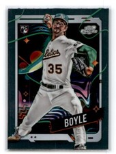 2024 Topps Chrome Cosmic Joe Boyle RC #191 Athletics