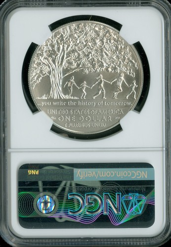 2017 P BOYS TOWN SILVER DOLLAR NGC MAC MS 70 RAREST IN SERIES MAC SPOTLESS . - Picture 2 of 2