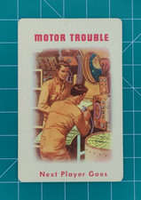 1952 Ed-U-Cards Space Race Deck no. 1 Card Game  Motor Trouble