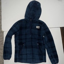 The North Face Boys Campshire Sherpa Fleece Hoodie Half-Zip Pullover XL 10/12