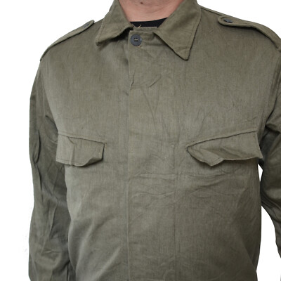East German Army DDR NVA Jacket Olive Green 70/80s Retro Syle