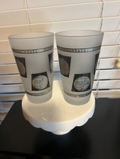 Vintage  United States Mint  1999 State Quarters Frosted Tumblers Set Of 2