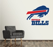 Buffalo Bills Wall Decal Logo Football NFL Custom Decor Sticker Vinyl SR86