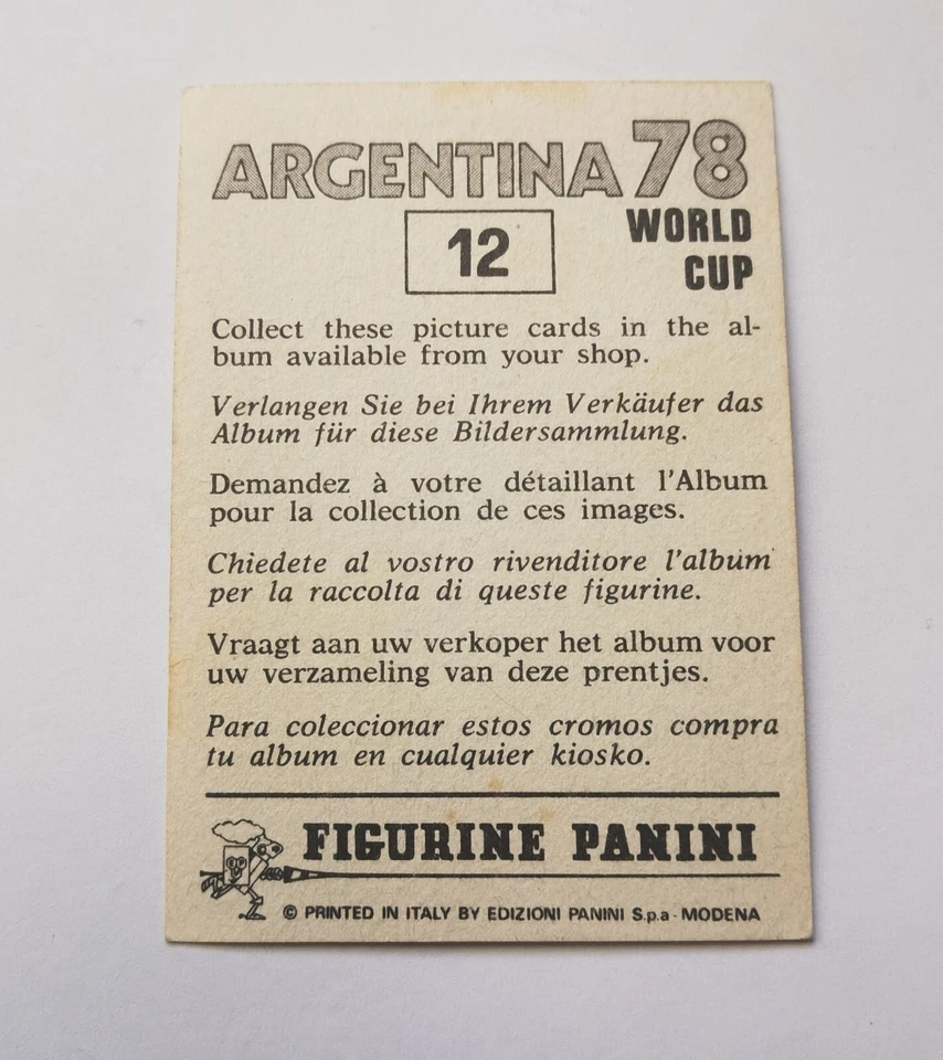 Panini Argentina 78. Juan A. Schiaffino (Uruguay ) 1950 Image N° 12 - Photo 2/2