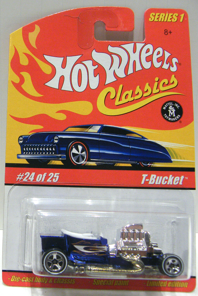 Hot Wheels Classics, blue T-Bucket, series 1, NIP