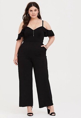 Plus Size One Piece Off Shoulder Jumpsuit Beach Clothing Women