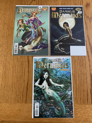 Dynamite Damsels Mermaids Set & Variants comics