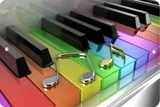 PIANO Sign 8 x 12 MUSIC Emblem COLOR Version