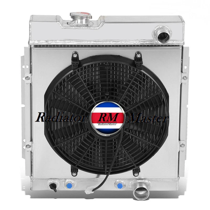 Aluminum Radiator For 1964-1966 Ford Mustang V8 260 289 + Shroud u0026amp; Fan  1965 | eBay