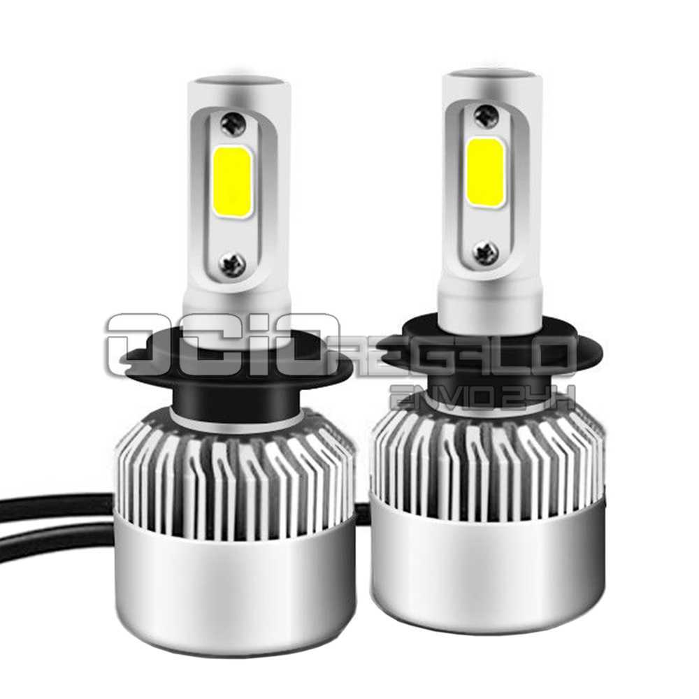 2x Car S2H7 Coche Faro LED Lámpara Replace Blanco para Bombilla de...