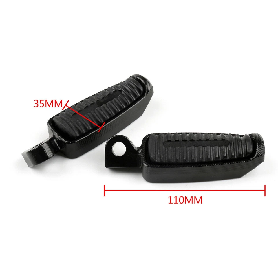 Black 45 Degree Foot Pegs For Sportster XL 883 XL 1200 V-Rod Low Hugger Foto 2 de 4