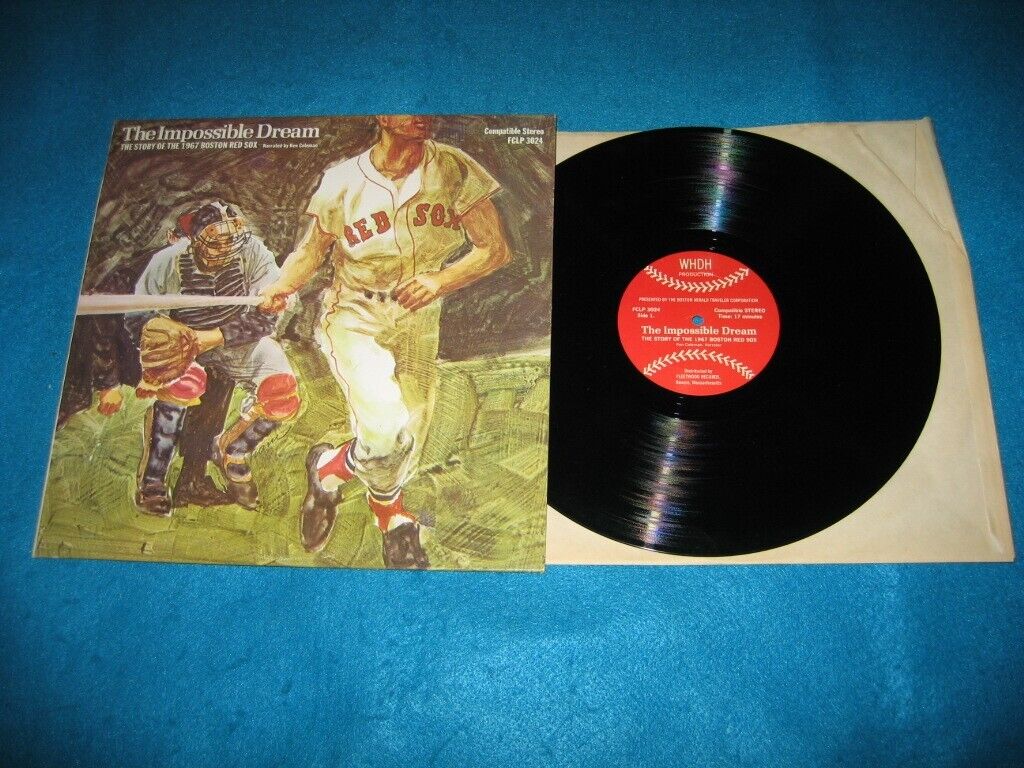 RECORD-LP-THE IMPOSSIBLE DREAM-1967 BOSTON RED SOX STORY