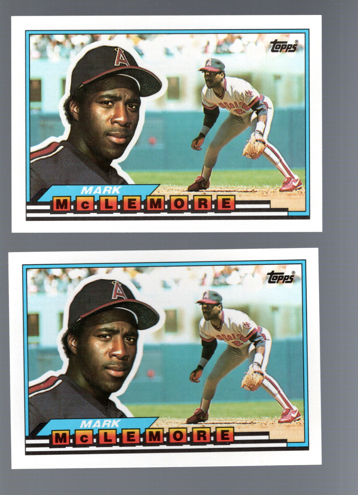 Mark McLemore 1989 Topps Big #30 