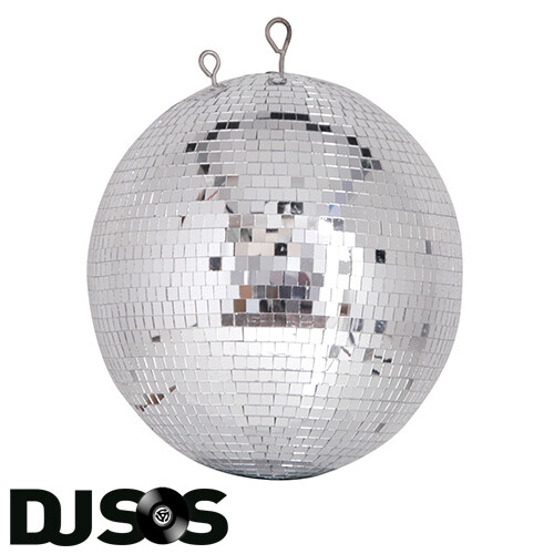 QTX PMB-30 - 30cm 12 Inch Professional Disco Mirror Ball 7mm x 7mm Facets Tiles
