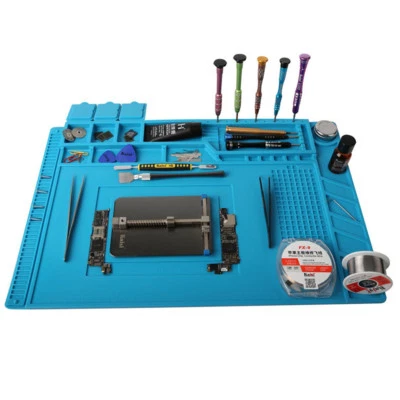 Magnetic Heat Silicone Pad Desk Mat Soldering Repair For BGA - Image 1 of 4