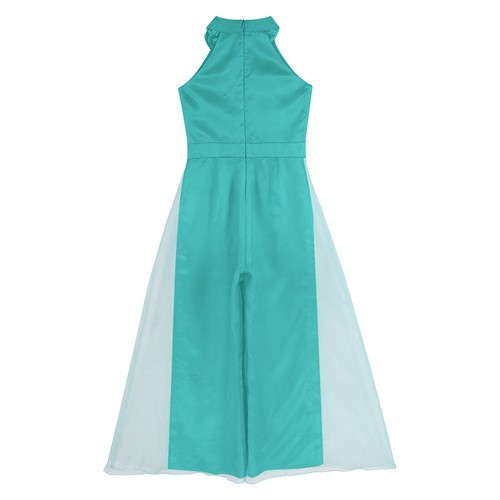 Kids Girls Gown Party Jumpsuit Evenings Rompers Dance Bodysuit Wedding Costume - Picture 24 of 54