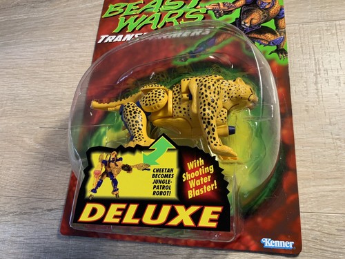 CHEETOR Deluxe ¡Blister SUAVE Y OJOS AZULES! Beast Wars Transformers 1995 ¡LEE! - Imagen 3 de 16