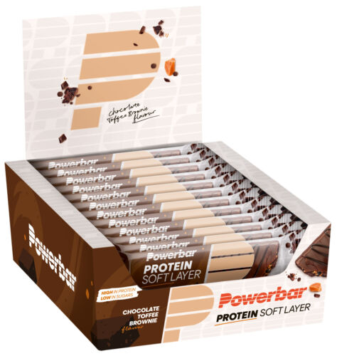 Powerbar Protein Soft Layer Bar Box 12 Riegel 40g (3 Sorten / auch mischbar) - Bild 1 von 8