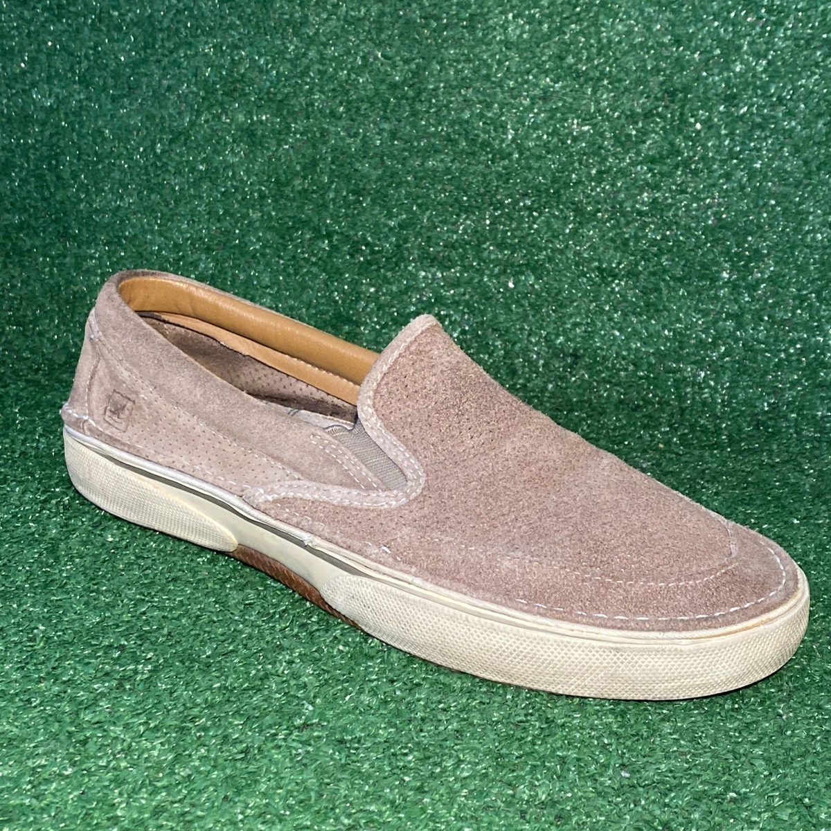 Sperry Top Sider Style 0456761 Mens Tan Suede Loafer Slip On Boat